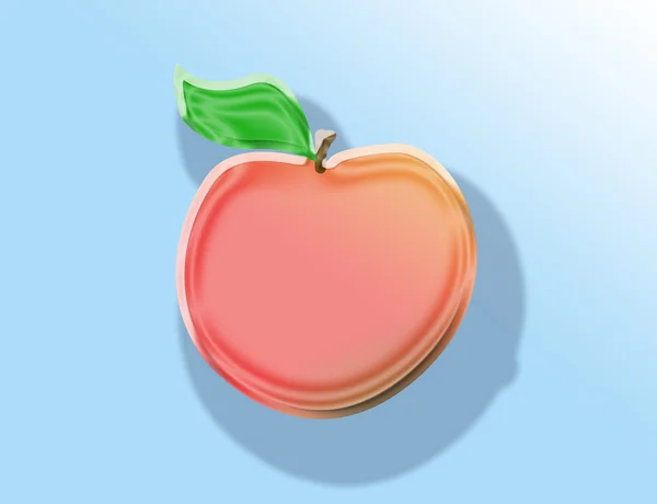 Metalowe jabłko — Zdjęcie stockowe