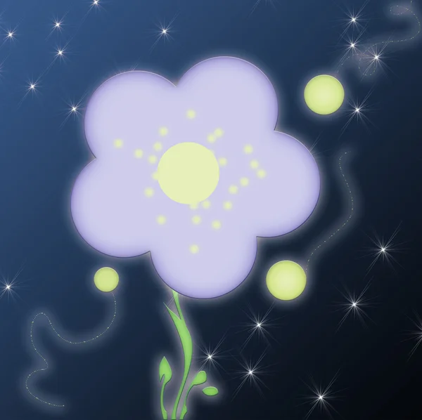 Romantic fireflies — Stock Photo, Image