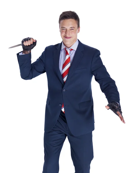 Manager ready to stab — Stock Photo, Image