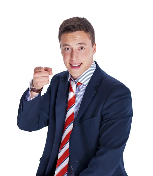 Boss pointing a finger — Stock Photo, Image