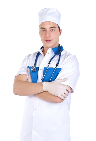 Portrait of a young paramedic — Stock Photo, Image