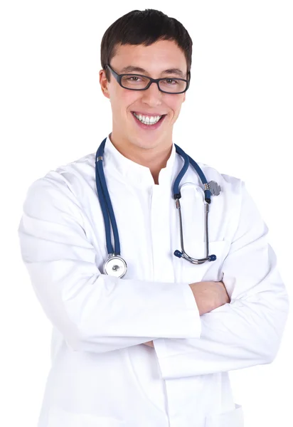 Portrait of a smiling doctor — Stock Photo, Image