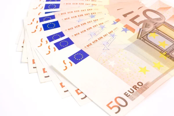 50-euro-bankbiljetten — Stockfoto