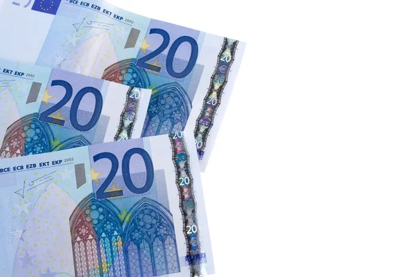 Банкноты в 20 евро — стоковое фото
