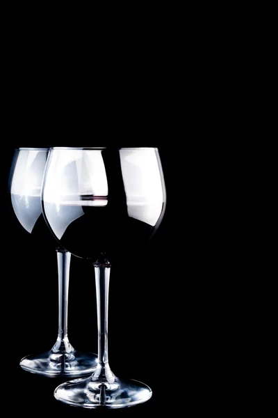 İki kadeh şarap. — Stok fotoğraf