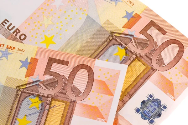 50 euro bankovky — Stock fotografie