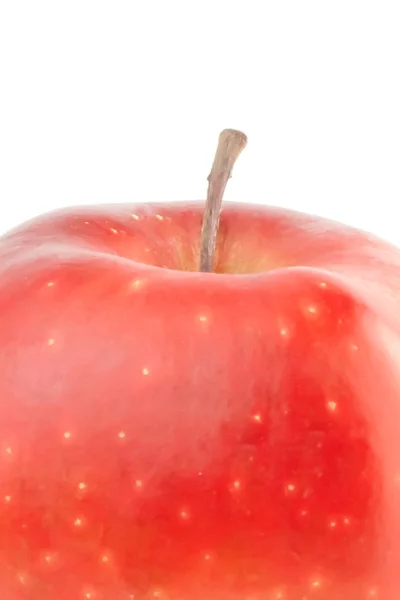 En del av rött äpple — Stockfoto