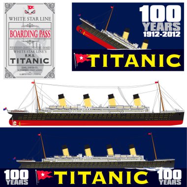 Titanic 100 Years Anniversary clipart