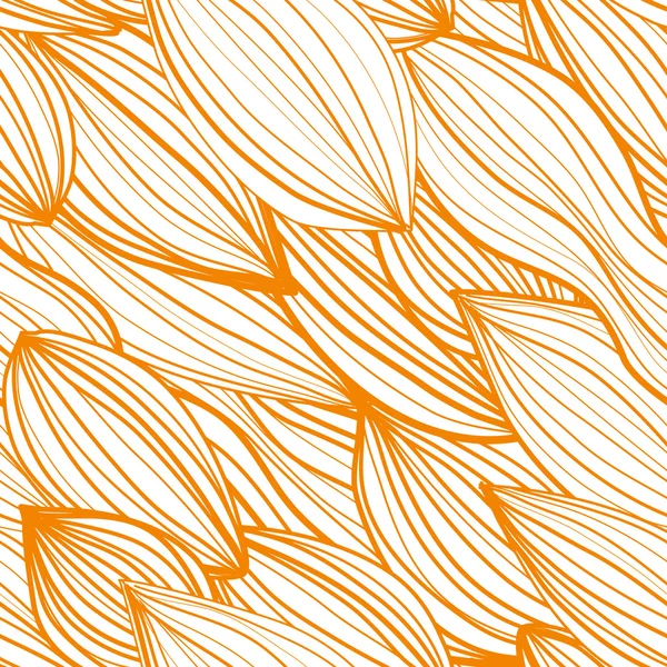 Naadloze abstract oranje patroon — Stockvector