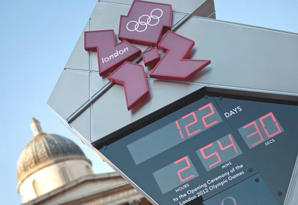 Olympic countdown clock — Stock Photo, Image