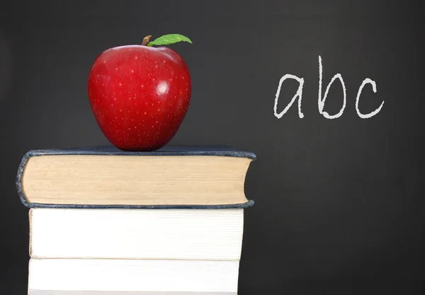 Abc written on a blackboard — Stock Photo, Image