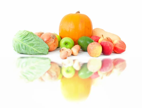 Autumn and winter fruits and vegetables — Stock Photo, Image