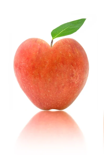 Corazón de manzana —  Fotos de Stock