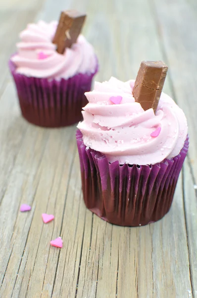 Creamy cupcakes — Stock Photo, Image