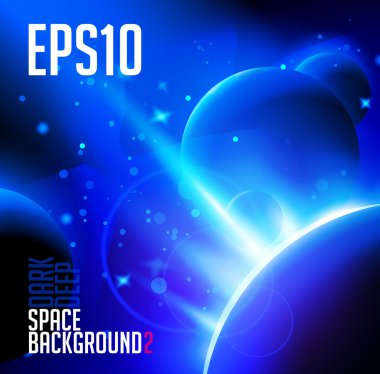 Abstract Deep Space Background clipart