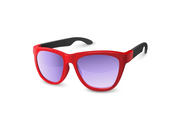 Rode zonnebril — Stockvector