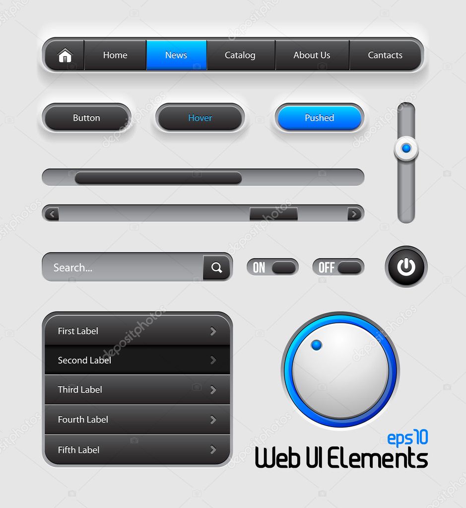 Web UI Elements Design