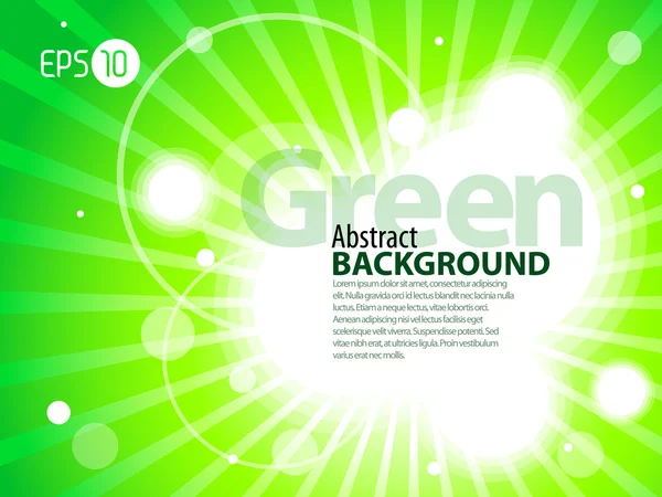 Grüner Spritzer abstrakter Hintergrund — Stockvektor
