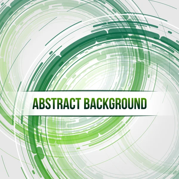 Round Abstract Background Light Green — Stock Vector
