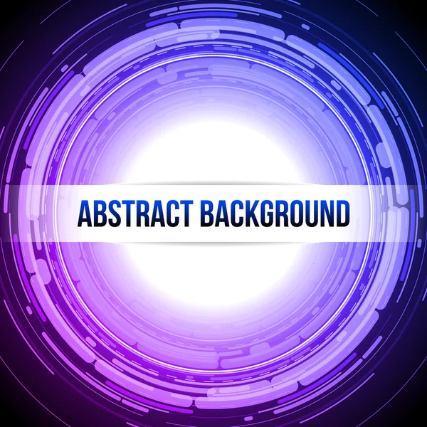 Round Abstract Background Dark Blue Violet — Stock Vector