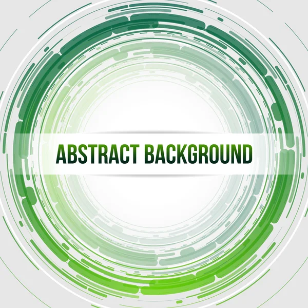 Round Abstract Background Light Green — Stock Vector