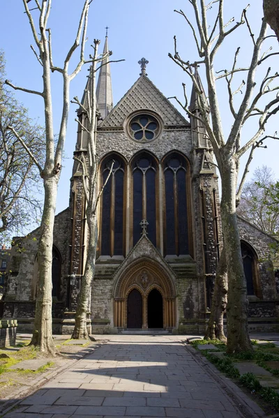 St mary ηγούμενοι εκκλησία στο Κένσινγκτον, Λονδίνο — Φωτογραφία Αρχείου