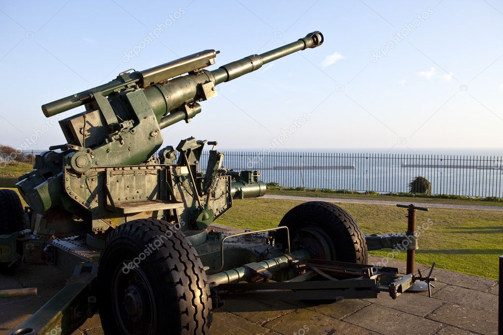 WW2 Artillery at Dover Pointed Towards the English Channel