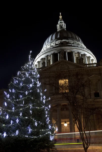 St. Paul's Cathedral at Christmas — Stock Photo, Image