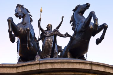 Boadicea Statue in Westminster London clipart