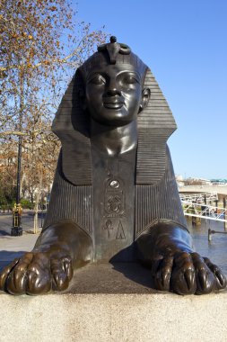 Sphinx on London Embankment clipart