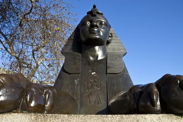 Sphinx on London Embankment — Stock Photo, Image