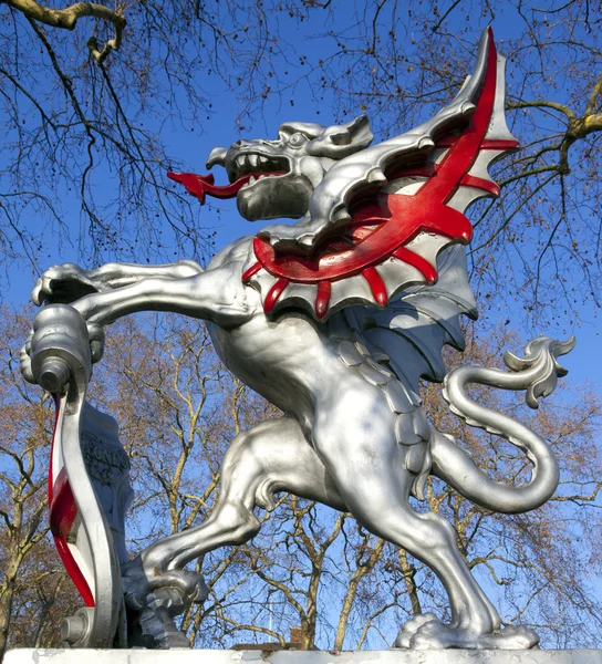 Statua z Londynu — Zdjęcie stockowe