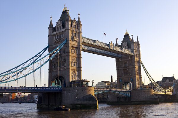 Tower Bridge in London.