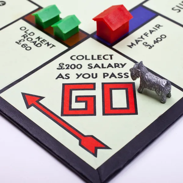 Monopol spel — Stockfoto