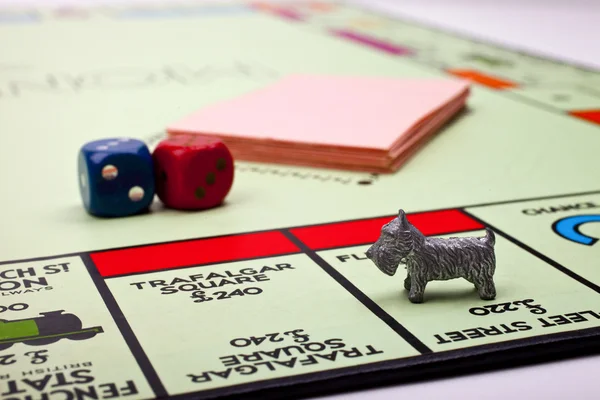Monopolie spel — Stockfoto