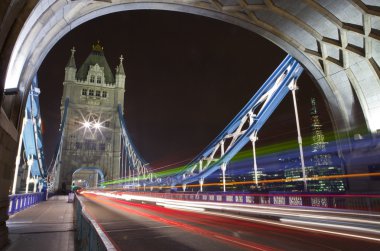 Tower Bridge at Night clipart