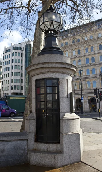 The Police Post in Trafalgar Square — Stock Photo, Image