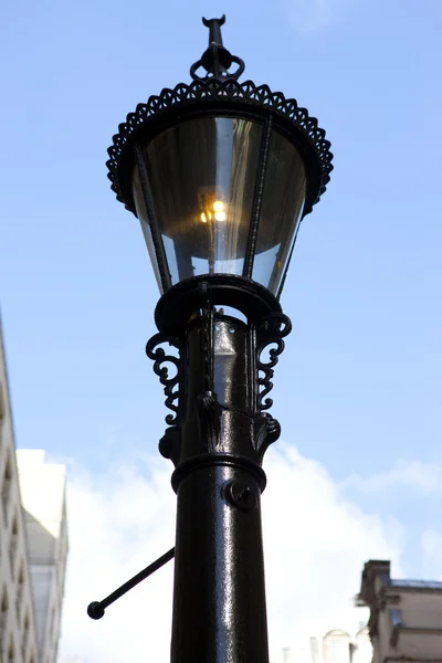 Lâmpada de ventilação de metano vintage em Londres — Fotografia de Stock