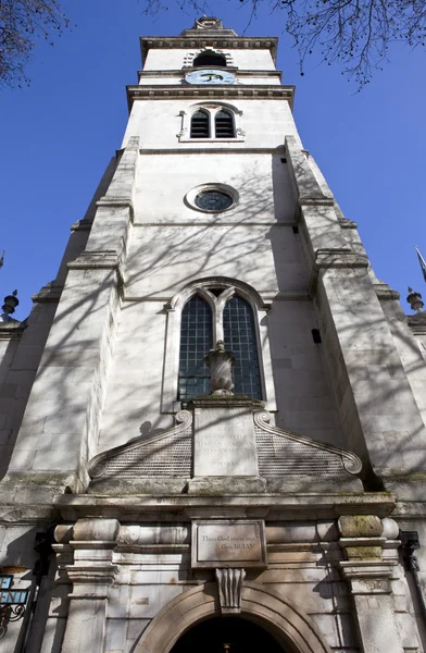 圣克莱门特丹麦人教堂 (中央到皇家空军) — 图库照片