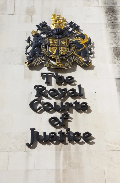 Les cours royales de justice de Londres — Photo