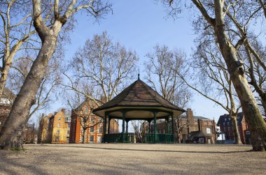 The Bandstand in Arnold Circus and the Boundary Estate in London clipart