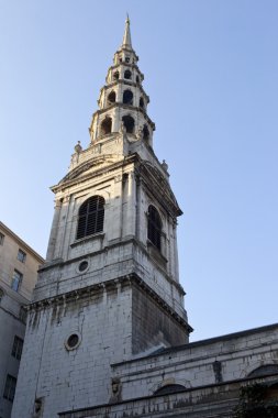 St. Bride's Church in Fleet Street, London clipart