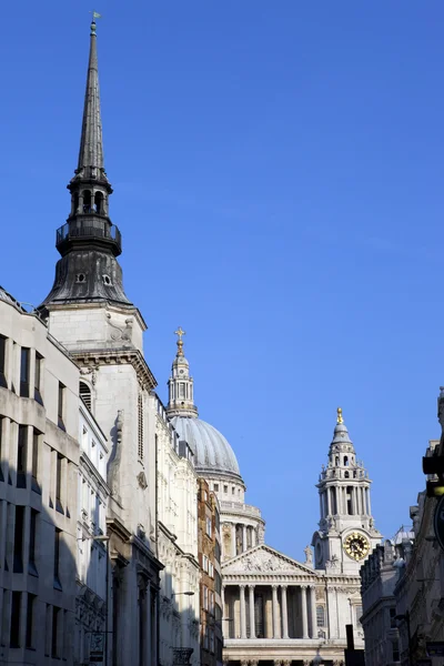 A St Martin-belül-Ludgate és a St. Paul-katedrálisra — Stock Fotó