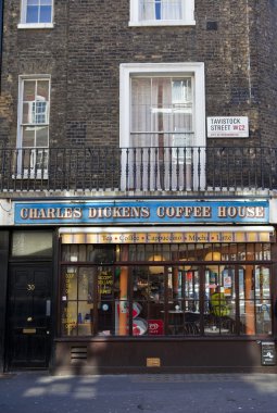 Charles Dickens Coffee House in London clipart