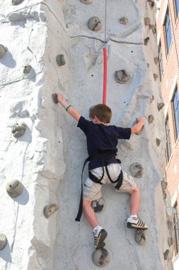 Rock climbing 1 clipart