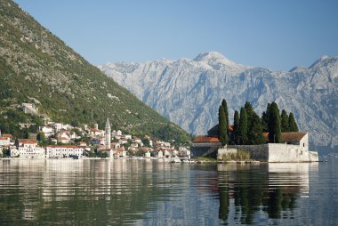 Perast kotor Körfezi Karadağ