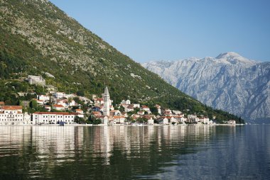 Perast kotor Körfezi Karadağ