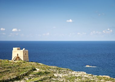 gozo Adası Malta eski gözetleme kulesi