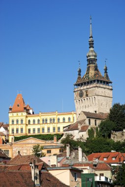 çatılarına sighisoara Romanya