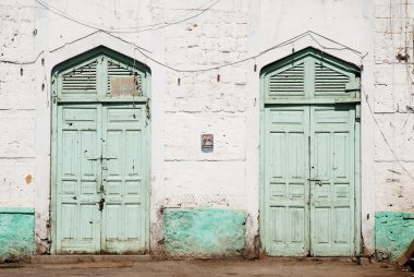 Doors in massawa eritrea clipart